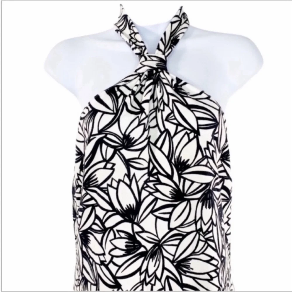 LOFT Floral tank top M - Picture 5 of 8